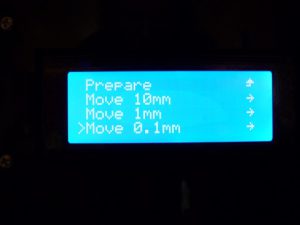 Best Way to Calibrate a 3d Printer : move axis res