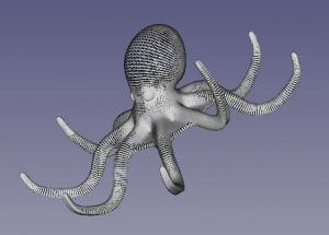what does 3d printing cost: freecad octopus
