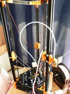 Bowden tube on a 3d printer