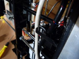 anet a8 upgrades : wiring tied
