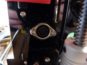 anet a8 mods: aux conn fitted 