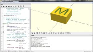 openscad letter box