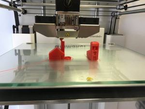 3d printer in action