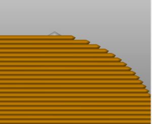 example of stair casing in slicer