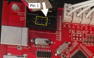 pin 1 for usbasp programmer connections ctc 3d printer